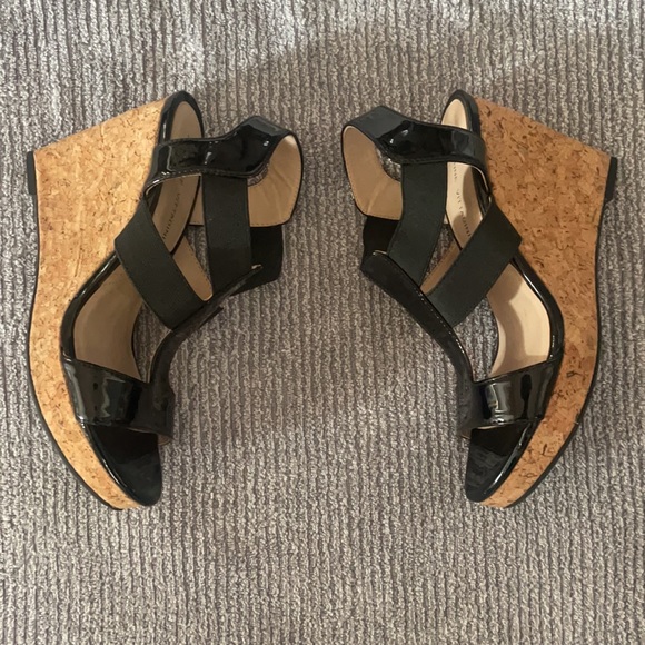 Adrienne vittadini cork wedge shoes women’s 7.5 - Picture 3 of 6